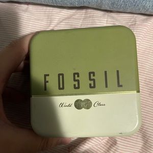 Fossil silver watch